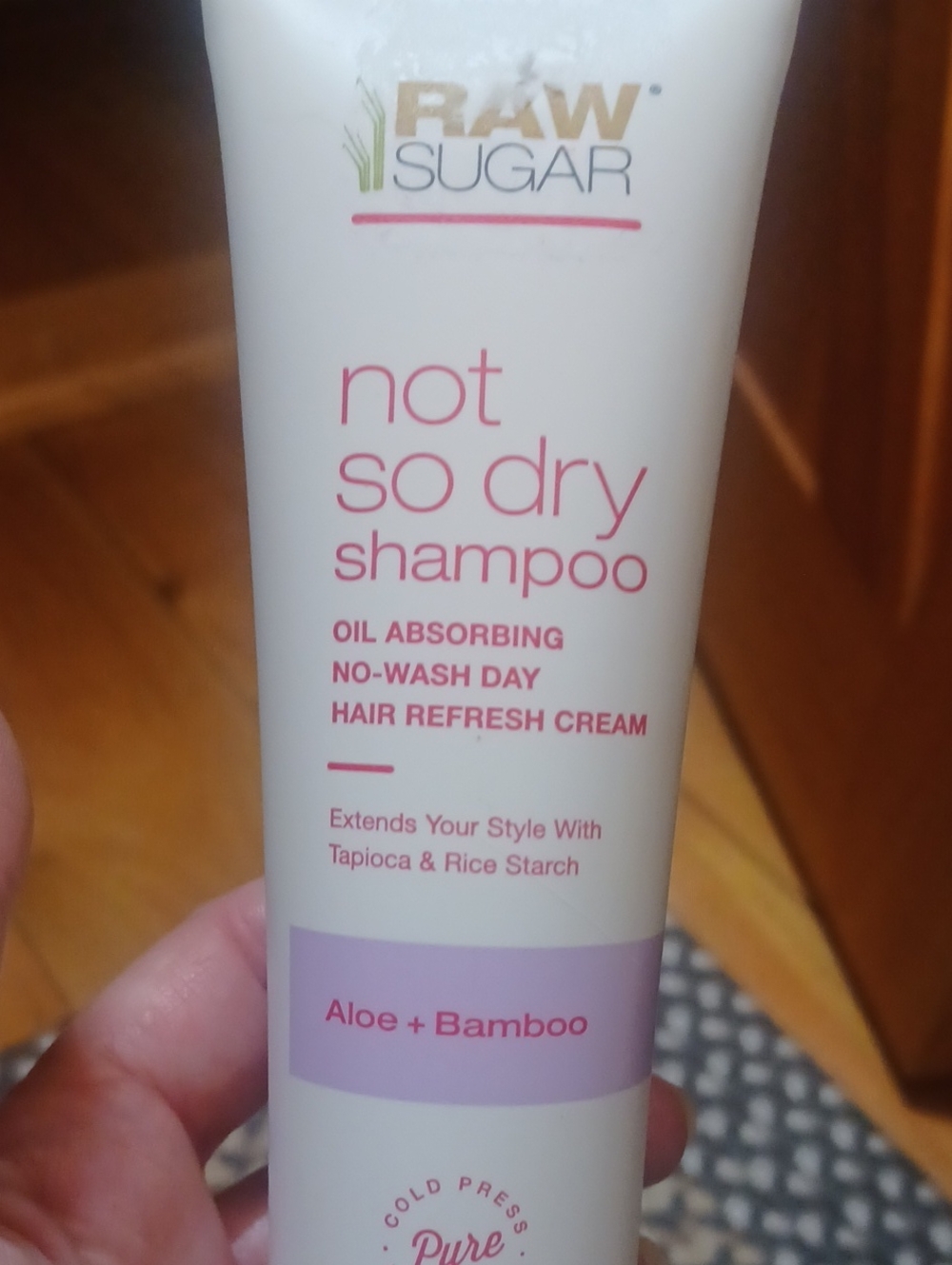 Raw Sugar Not So Dry Shampoo Cream Hair Refresh Cream - Read Description